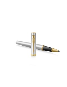 Parker Meridian Chrome GT Rollerball Pen F Black Ink