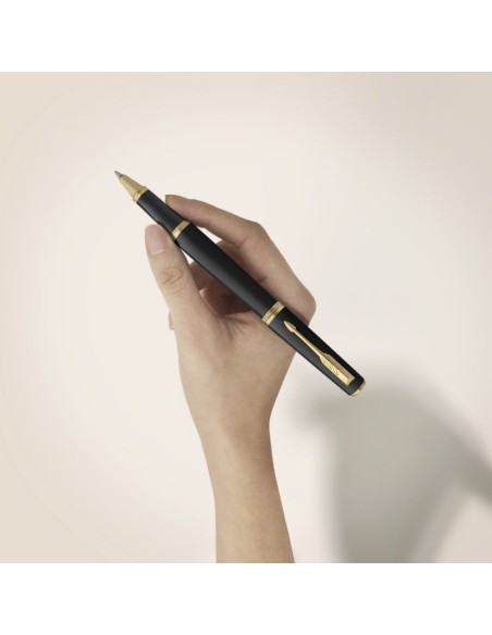 Parker Meridian Black GT Rollerball Pen F Black Ink