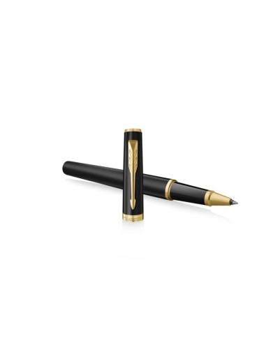 Parker Meridian Matte Black GT Rollerball Pen F Black Ink