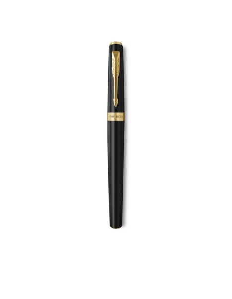 Parker Meridian Matte Black GT Rollerball Pen F Black Ink