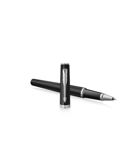 Parker Meridian Matte Black CT Rollerball Pen F Black Ink