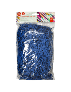 Decorative shredded paper College, 50gsm, dark blue