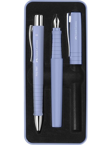 Kinkekomplekt Faber-Castell Poly Ball sulepea + pastapliiats hele iiris