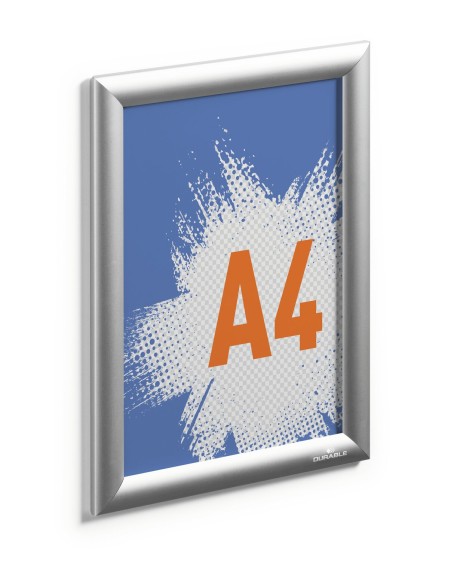 Klõpsraam DURABLE alumiinium  A4 hõbedane 1tk