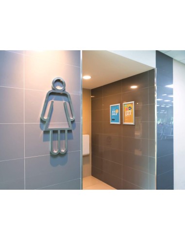 Klõpsraam DURABLE alumiinium  A4 hõbedane 1tk