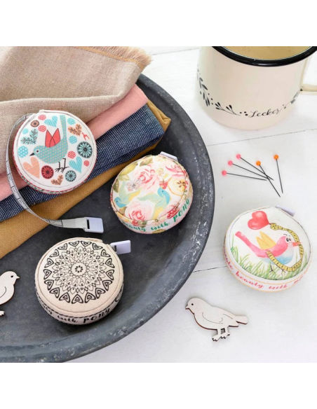 Measuring Tape Pony Retractable Floral 2m