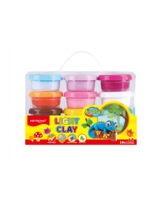 Keyroad air-dry modeling clay, 12 colors