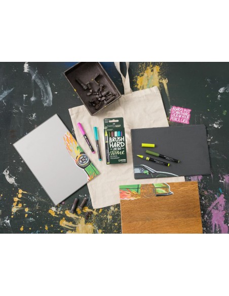 Akrüülmarkerite komplekt Faber-Castell Multimark 6 värvi Coty