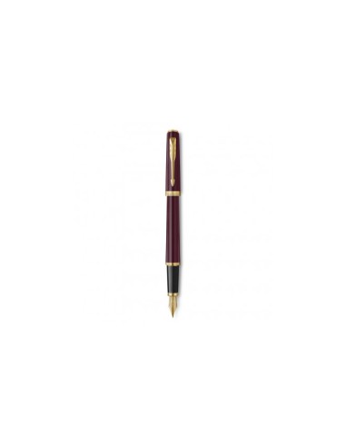Parker Meridian Red Gold Trim Fountain Pen Fine