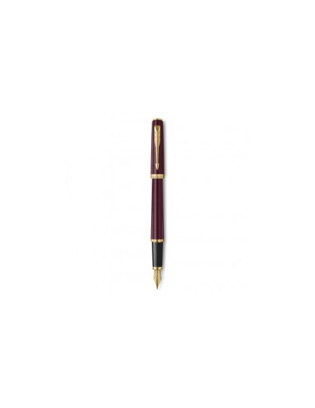 Parker Meridian Red Gold Trim Fountain Pen Fine