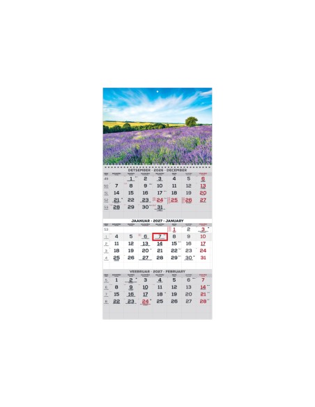 Seinakalender Timer TRIO eesti-inglise nr.29
