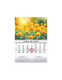 Seinakalender Timer MONO eesti-inglise nr.28