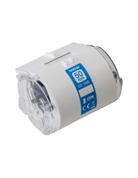 Etikett Brother CZ-1005 50mmx5m valge