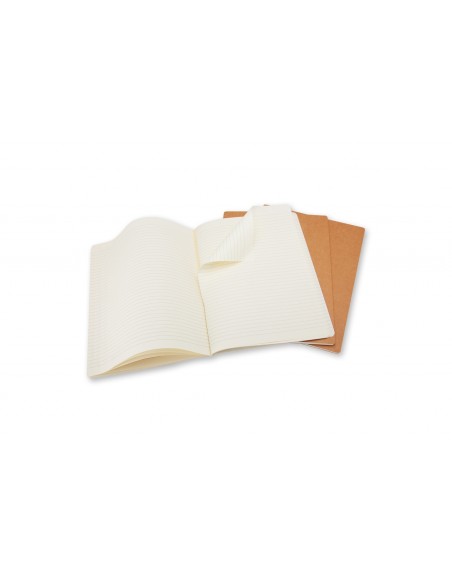 *Märkmik Moleskine Cahier 13x21cm, jooneline, pehmed kaaned, pruun