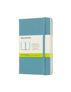 Märkmik Moleskine Classic 9x14cm, valge, kõvad kaaned, sinine