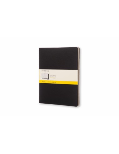 Märkmik Moleskine Cahier 21x30cm, ruuduline, pehmed kaaned, must