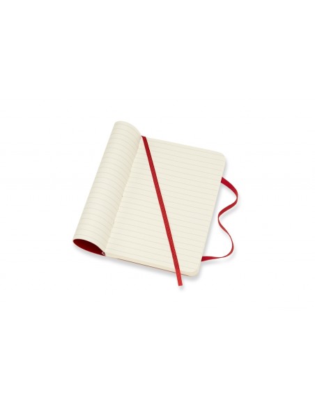 Moleskine Notebook Pocket Ruled Scarlet Red Soft