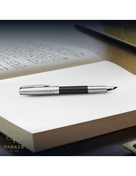 Parker Sonnet Legacy CT 18K Fountain Pen F Blue Ink