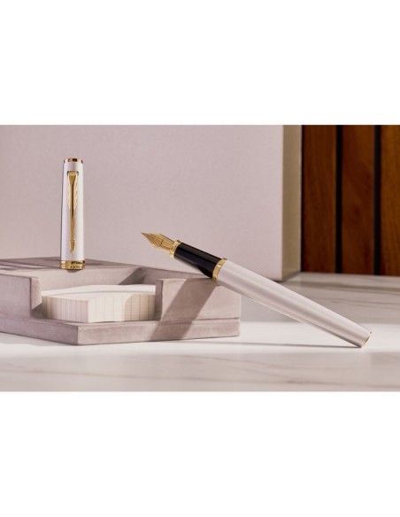 Parker Meridian Chrome/Gold Fine GT Fountain Pen