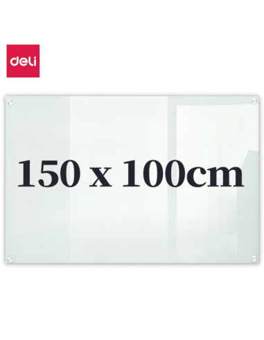 Klaastahvel Deli 1000x1500mm Valge