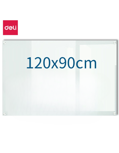 Klaastahvel Deli 900x1200mm Valge