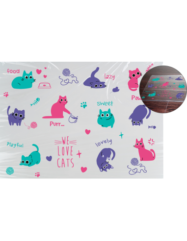 Lauakate deVENTE. Funny Cats 70x50cm