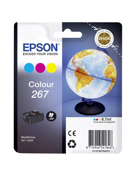 Tindikassett Epson 267, Multicolor, 6ml, Suure mahutavusega