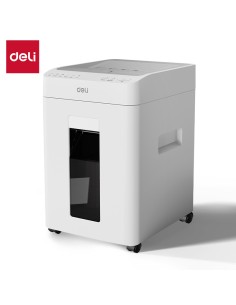 ET081: Paper shredder DELI 2×12mm; 30(60)min;26L;8(100)sheets.
