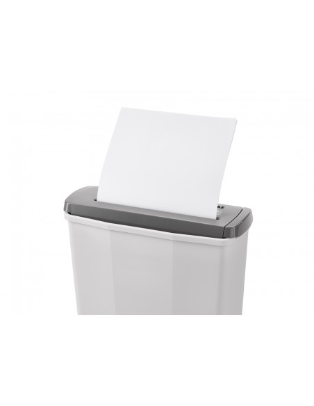 Document shredder PaperSAFE® PS 60 - 6 sheets, 6 mm strip-cut, feed width 220 mm, 11 l