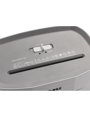Document shredder PaperSAFE® PS 140 - 10 sheets, 5 x 18 mm cross-cut, , 12 l