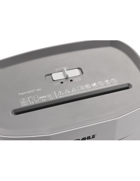 Paberipurustaja PaperSAFE® PS 140, 10 lehte, 5 x 18 mm P4, 12L