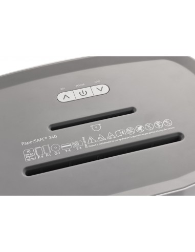 Paberipurustaja PaperSAFE® PS 240, 10 lehte, 4 x 12 mm P4, 25L