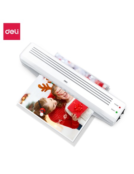 Laminator DELI maximum laminating width: a3; speed: 260mm/min; la white
