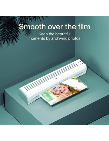Laminator DELI maximum laminating width: a3; speed: 260mm/min; la white
