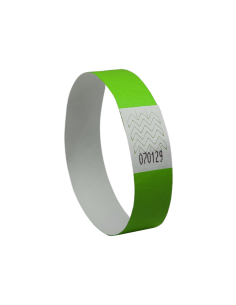 Wristbands Tyvek neon green 265x19mm
