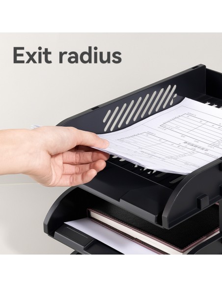 File Tray Deli 325mmx241mmx255mm Black