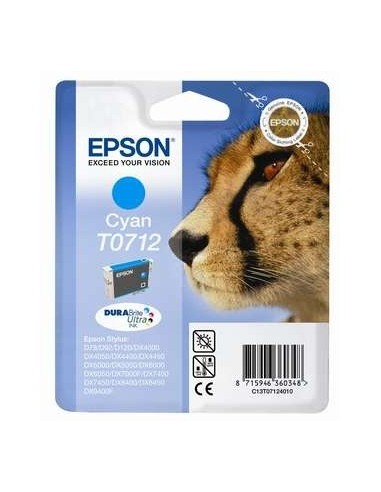 Tint Epson T0712 DX-4000/6000/4050/5000/5050/6050/D78/SX-100 tsüaan