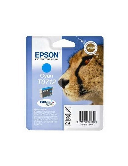 Tint Epson T0712 DX-4000/6000/4050/5000/5050/6050/D78/SX-100 tsüaan