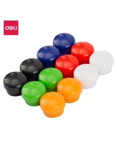 Tahvlimagnet DELI 15mm, assortii 12tk/pk