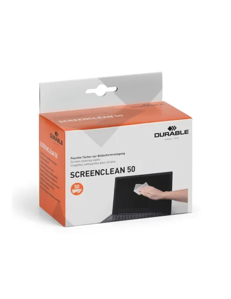 Puhastuslapid ekraanile Durable Screen Cleaning Wipes, 50tk pakis