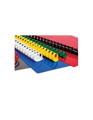 *Binding comb Forpus 12mm, plastic, white