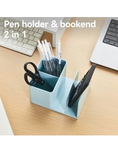 Pen Holder DELI 155*120*96mm BLUE 2