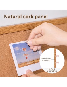 Wooden Frame Cork Board  YELLOW 2