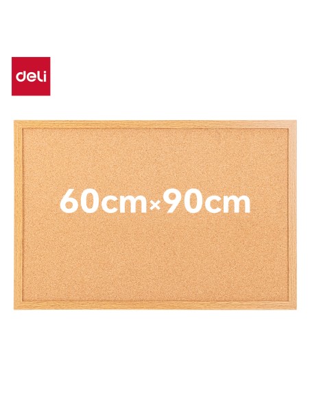 Korktahvel DELI 60x90cm puidust raamiga