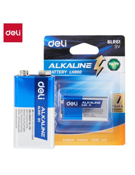 Alkaline Battery 9V 6LR61 Blue