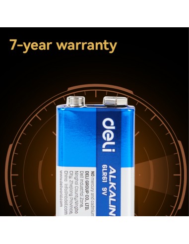 Alkaline Battery 9V 6LR61 Blue