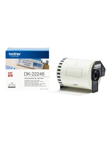 Etiketirull Brother DK22246, pideva pikkusega, valge, 103.6mm x 30.48m
