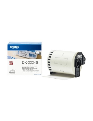 Etiketirull Brother DK22246, pideva pikkusega, valge, 103.6mm x 30.48m