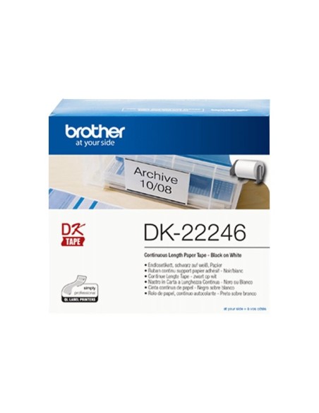 Etikett Brother DK22246 103.6mm x 30.48m
