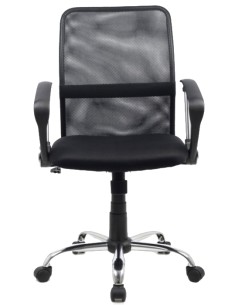Office chair College with whole black mesh